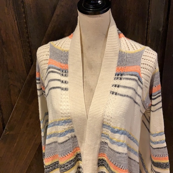 Retrod colourful striped Cardigan - Picture 2 of 10